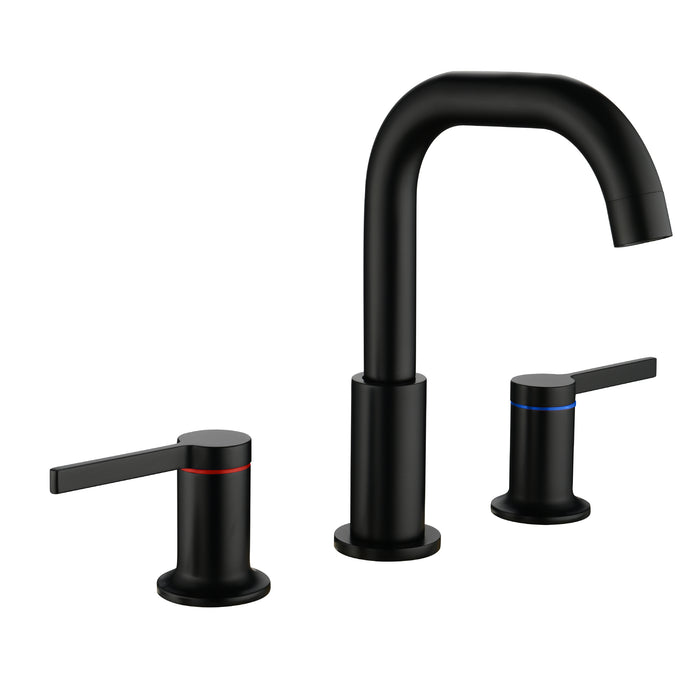 Two-handle Deck Mount Bathroom Sink Faucet
