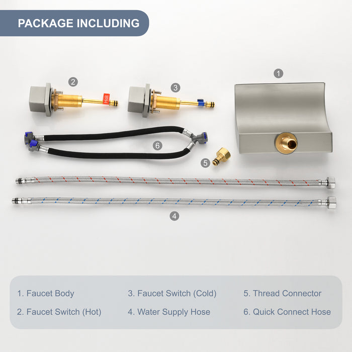 2-Handle Bathtub Faucet