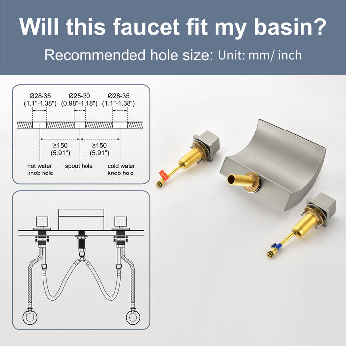 2-Handle Bathtub Faucet