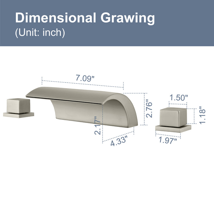 2-Handle Bathtub Faucet