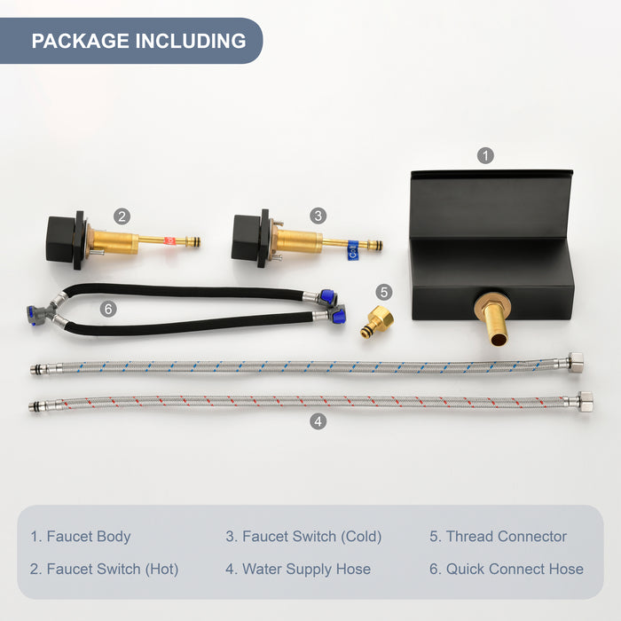 2-Handle Bathtub Faucet