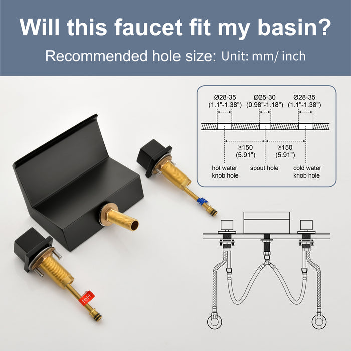 2-Handle Bathtub Faucet
