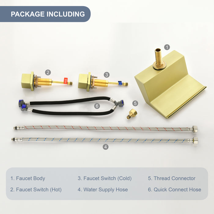 2-Handle Bathtub Faucet