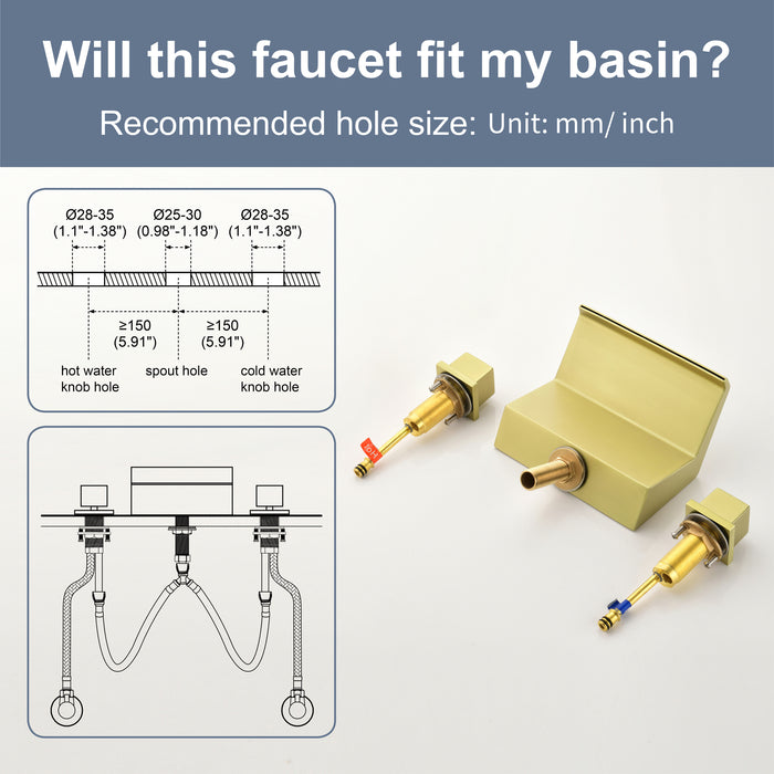 2-Handle Bathtub Faucet