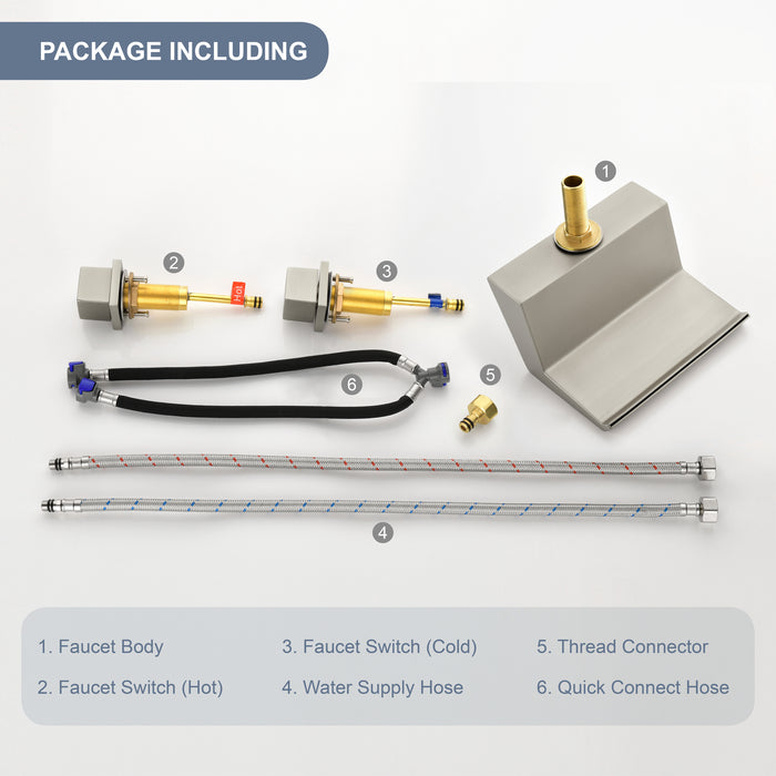 2-Handle Bathtub Faucet
