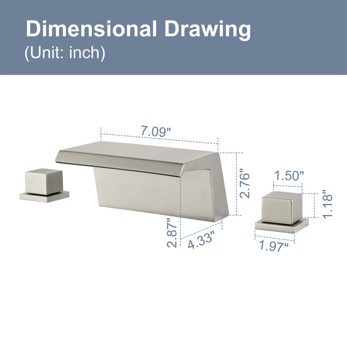 2-Handle Bathtub Faucet