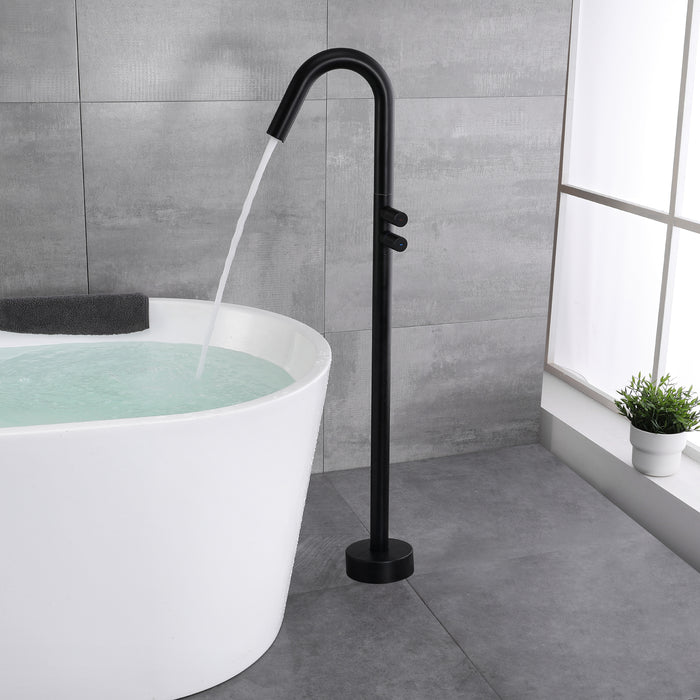 Floor-Mounted Bathtub Faucet