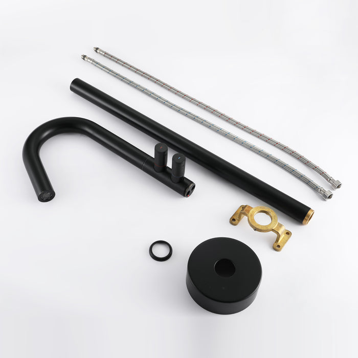 Floor-Mounted Bathtub Faucet