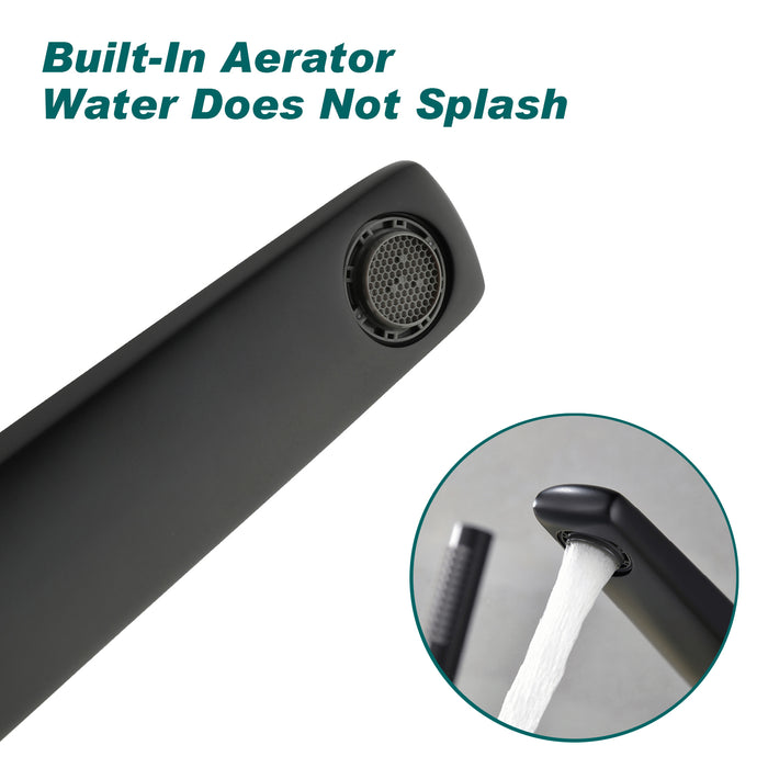 Topcraft Freestanding Bathtub Filler with Handheld Showerhead