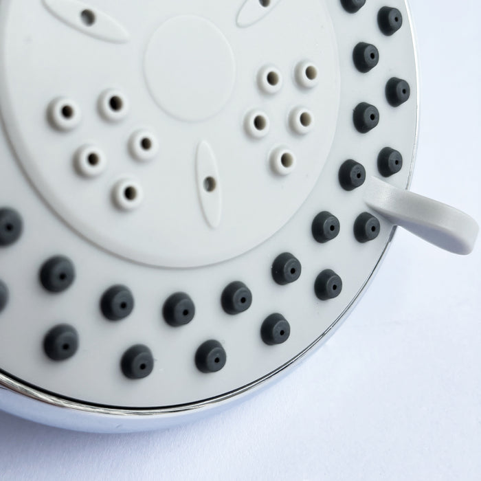 3-Spray Patterns with 1.75 GPM 3.94 in. Wall Mount Fixed Shower Head With High-Pressure in Chrome