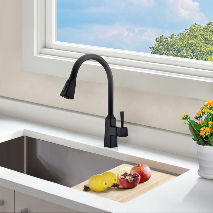 Touchless Kitchen Faucet Single Handle Sensor Pull Down Kitchen Faucet with Sprayer Three Function Sprayhead in Modern Design