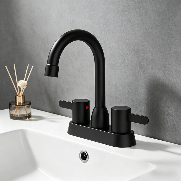 2 Handles Bathroom Sink Faucet,Centerset RV Bathroom Faucets for 2/3 Hole