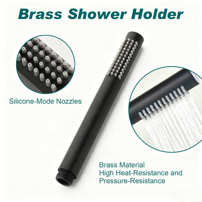 Topcraft Freestanding Bathtub Filler with Handheld Showerhead