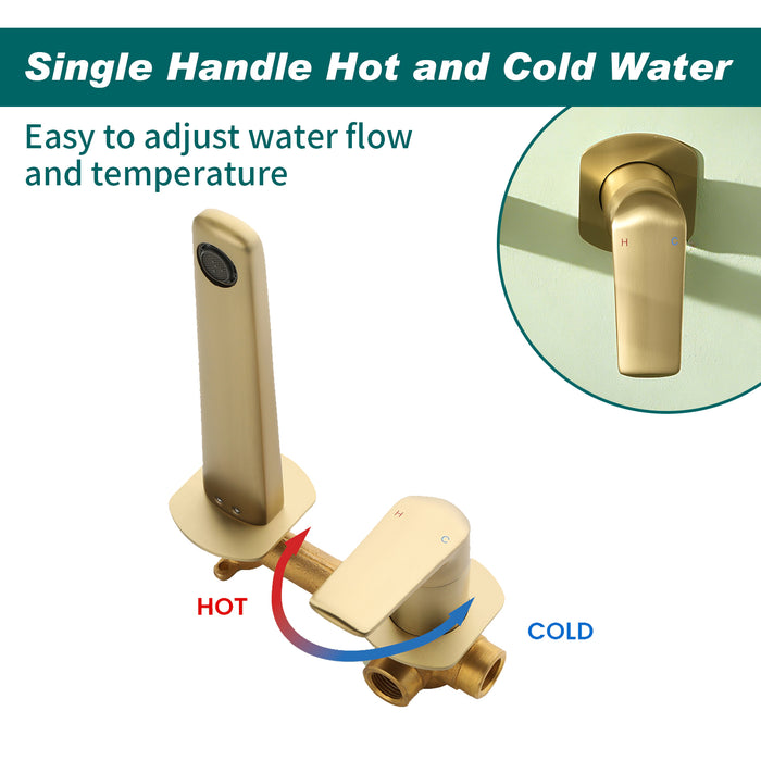 Topcraft Wall-Mounted Bathroom Faucet