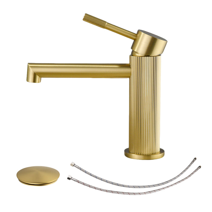 Topcraft Single-Handle Bathroom Faucet with Pop-Up Drain