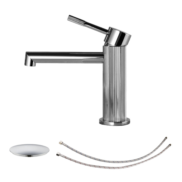 Topcraft Single-Handle Bathroom Faucet with Pop-Up Drain