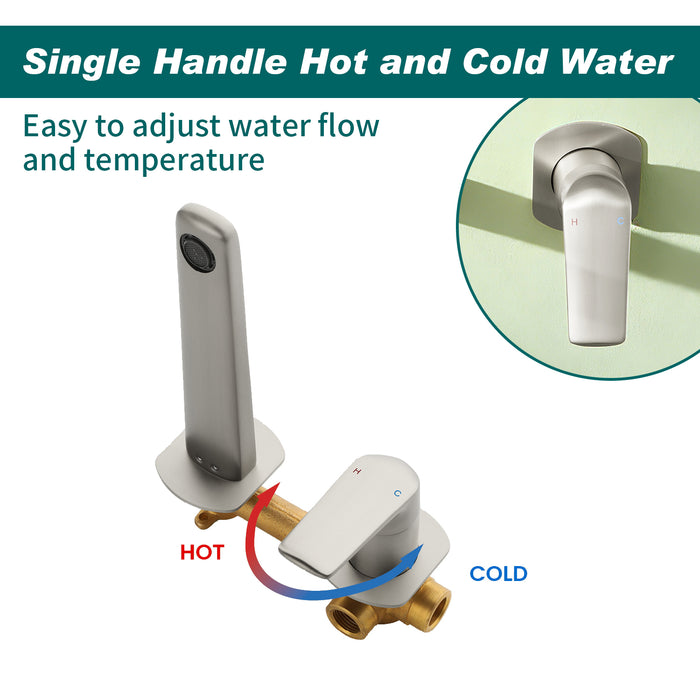 Topcraft Wall-Mounted Bathroom Faucet