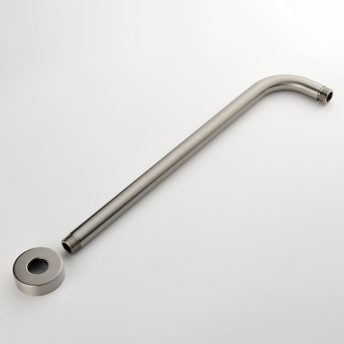 1-spray Patterns 10 in. Dual Fixed and Handheld Shower Head 1.8 GPM in Brushed Nickel