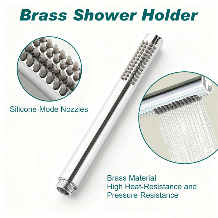 Topcraft Freestanding Bathtub Filler with Handheld Showerhead