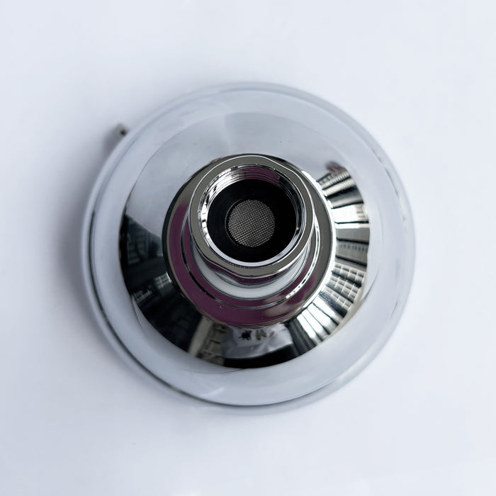 3-Spray Patterns with 1.75 GPM 3.94 in. Wall Mount Fixed Shower Head With High-Pressure in Chrome
