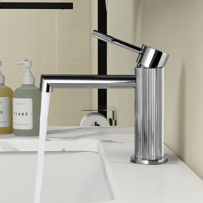 Topcraft Single-Handle Bathroom Faucet with Pop-Up Drain