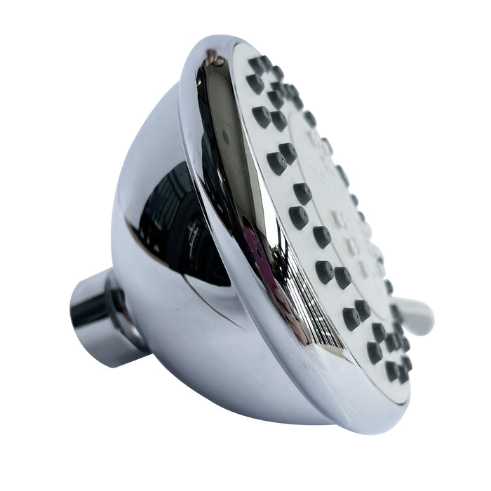 3-Spray Patterns with 1.75 GPM 3.94 in. Wall Mount Fixed Shower Head With High-Pressure in Chrome