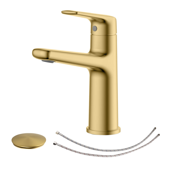 Topcraft Single-Handle Bathroom Faucet with Pop-Up Drain