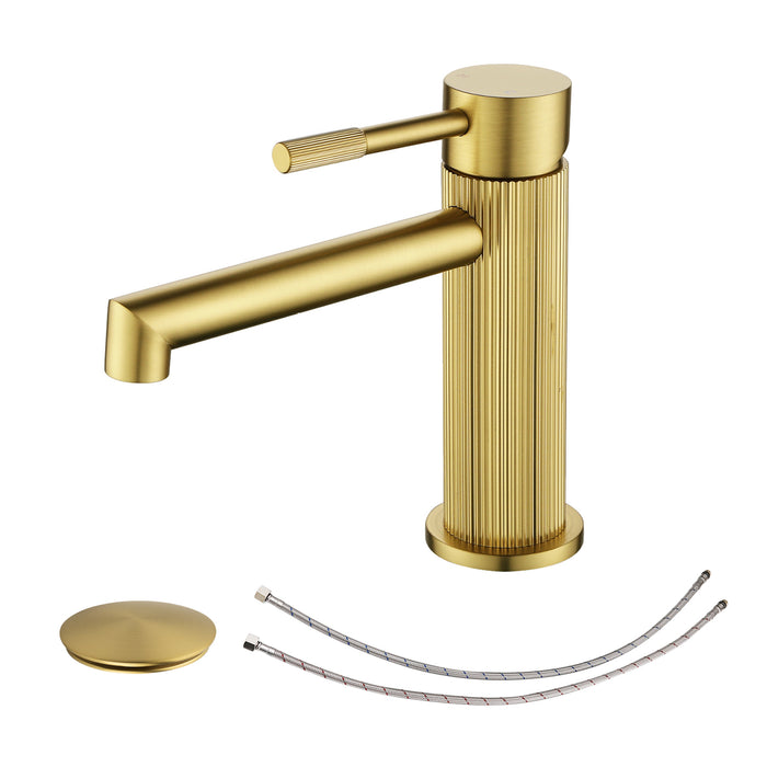 Topcraft Single-Handle Bathroom Faucet with Pop-Up Drain