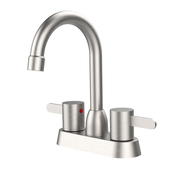 2 Handles Bathroom Sink Faucet,Centerset RV Bathroom Faucets for 2/3 Hole