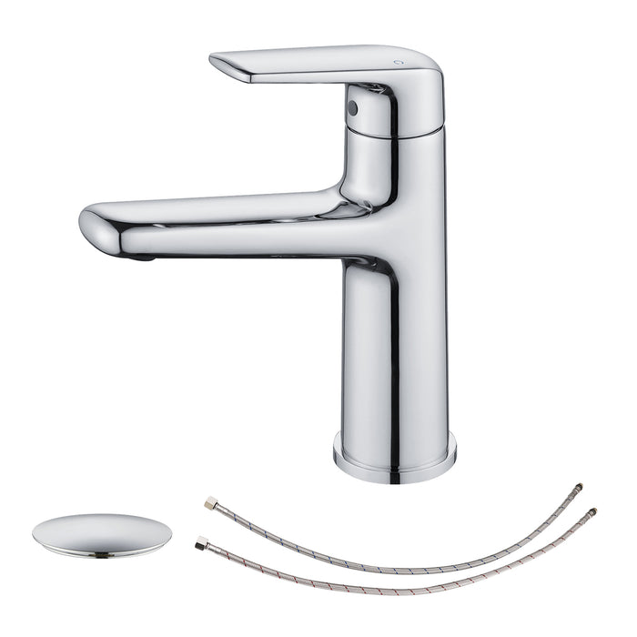 Topcraft Single-Handle Bathroom Faucet with Pop-Up Drain
