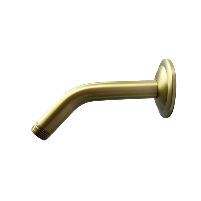 Shower Arm with Flange, 1/2 NPT Tapered Threads, Rain Shower Head Arm, Wall Mount Shower Extension Arm