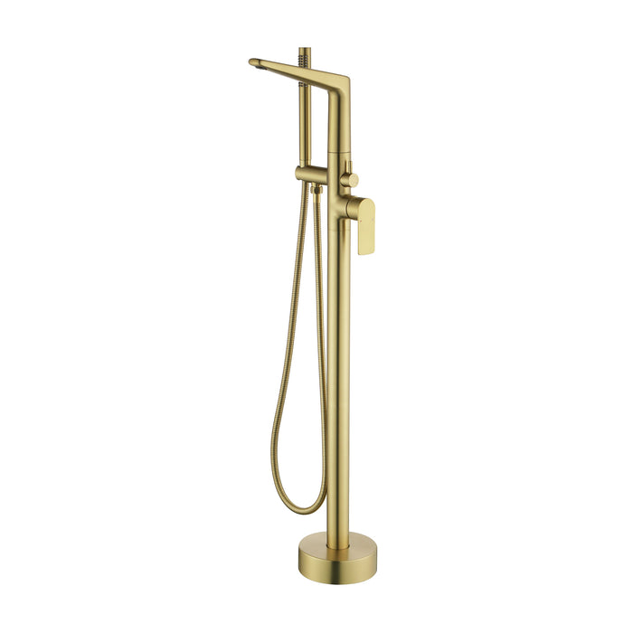 Topcraft Freestanding Bathtub Filler with Handheld Showerhead