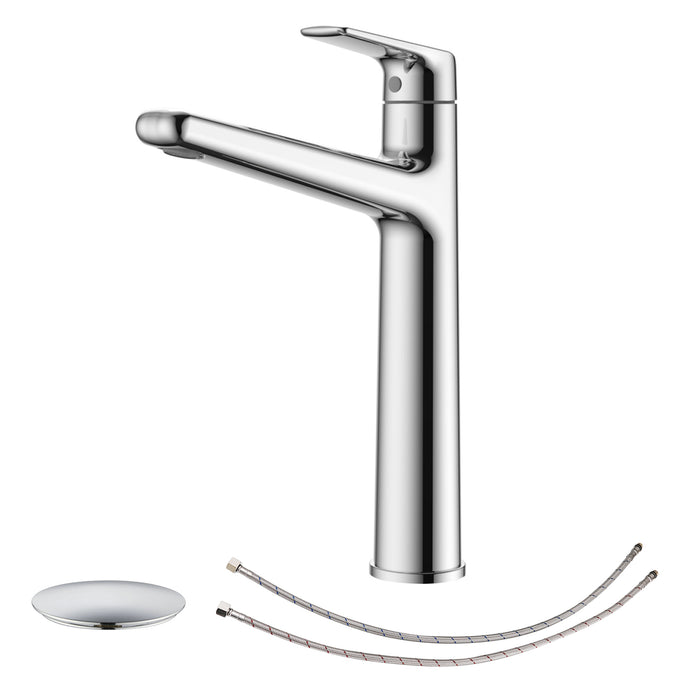 Topcraft Single-Handle Bathroom Faucet with Pop-Up Drain