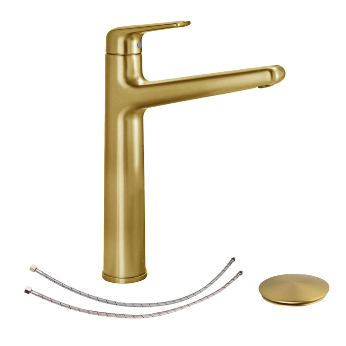 Topcraft Single-Handle Bathroom Faucet with Pop-Up Drain
