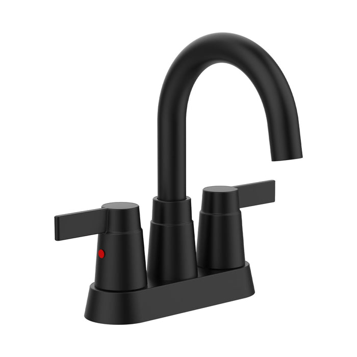 2-Handle Bathroom Sink Faucet 360 Degree High Arc Swivel Spout Centerset 4 Inch Vanity Faucet RV Bathroom Faucet 2/3 Holes