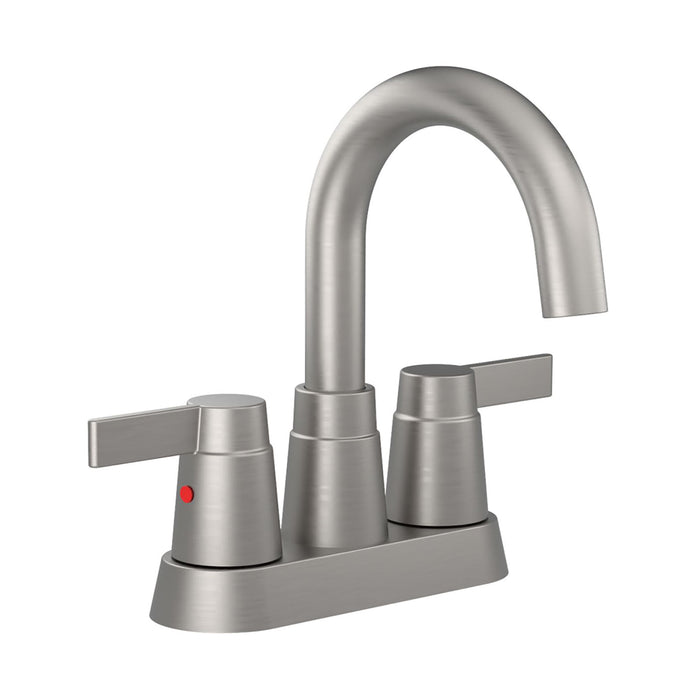 2-Handle Bathroom Sink Faucet 360 Degree High Arc Swivel Spout Centerset 4 Inch Vanity Faucet RV Bathroom Faucet 2/3 Holes