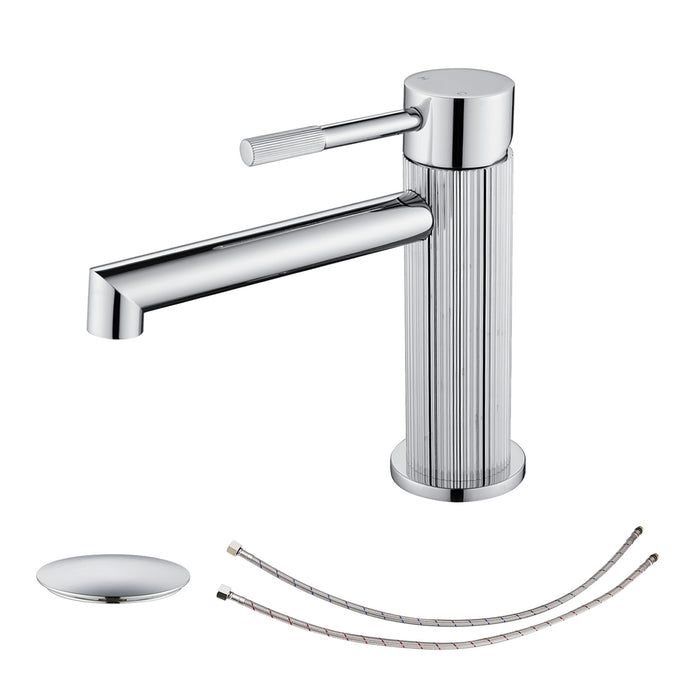 Topcraft Single-Handle Bathroom Faucet with Pop-Up Drain
