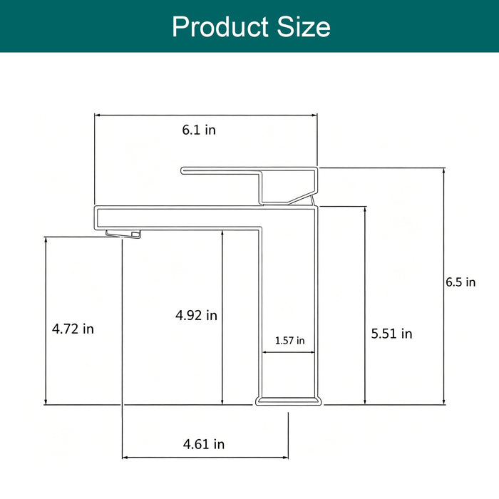 Single Handle Bathroom Faucet Lavatory Faucet Stainless Steel Single Hole