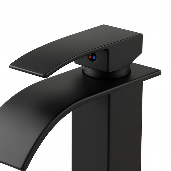 Single Handle Bathroom Faucet Lavatory Faucet Stainless Steel Single Hole