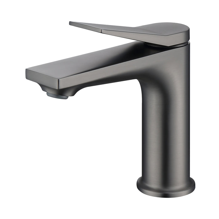 Single Hole Bathroom Faucet,Laundry Vanity Sink Faucet with Two 9/16" Hoses