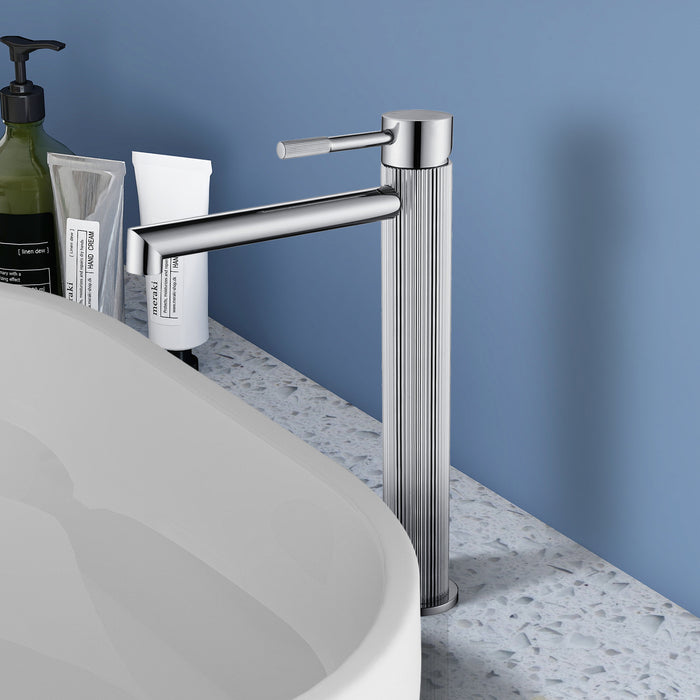 Topcraft Single-Handle Bathroom Faucet with Pop-Up Drain
