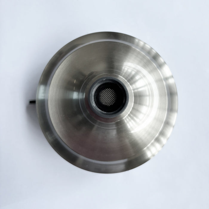 10-Spray Patterns with 1.75 GPM 4.72 in. Wall Mount Fixed Shower Head With High-Pressure in Brushed Nickel