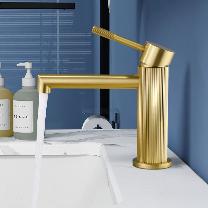 Topcraft Single-Handle Bathroom Faucet with Pop-Up Drain