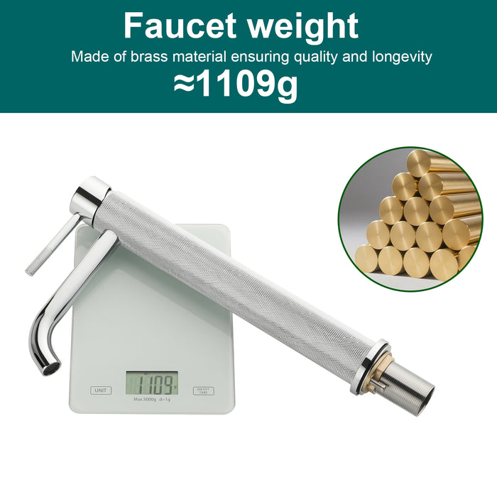 Topcraft Single-Handle Bathroom Faucet with Pop-Up Drain
