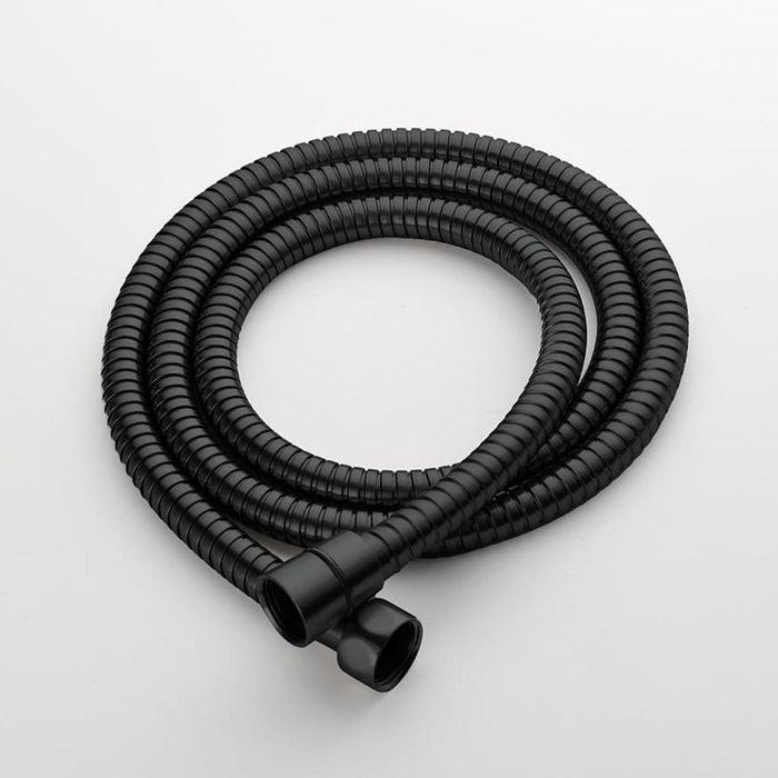 1-spray Patterns 9.8 in. Wall mount Dual Fixed and Handheld Shower Head 1.8 GPM in Matte Black