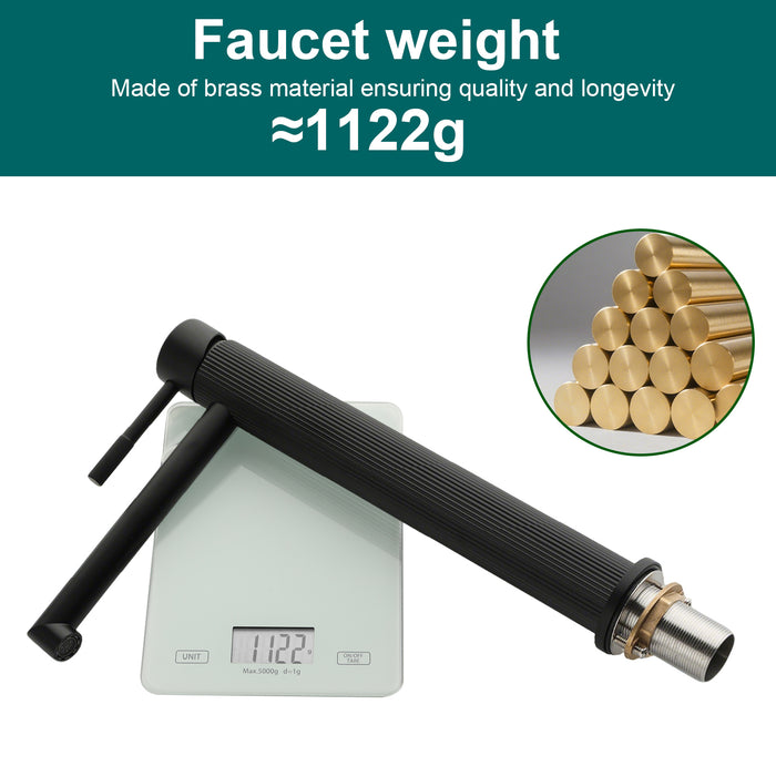 Topcraft Single-Handle Bathroom Faucet with Pop-Up Drain