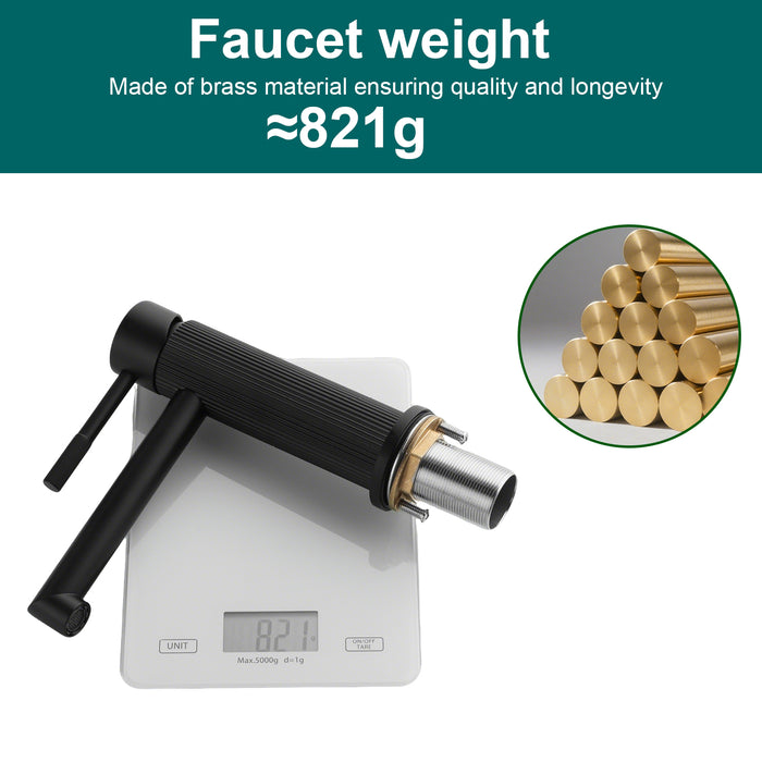 Topcraft Single-Handle Bathroom Faucet with Pop-Up Drain