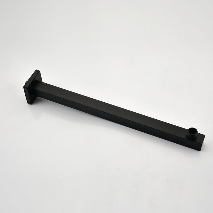 1-Spray Patterns 9.84 in. Dual Fixed and Handheld Shower Head with 1.8 GPM in Matte Black