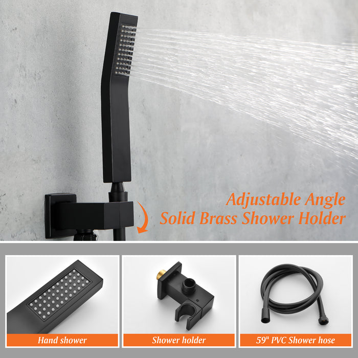 wall-mounted bathtub shower set