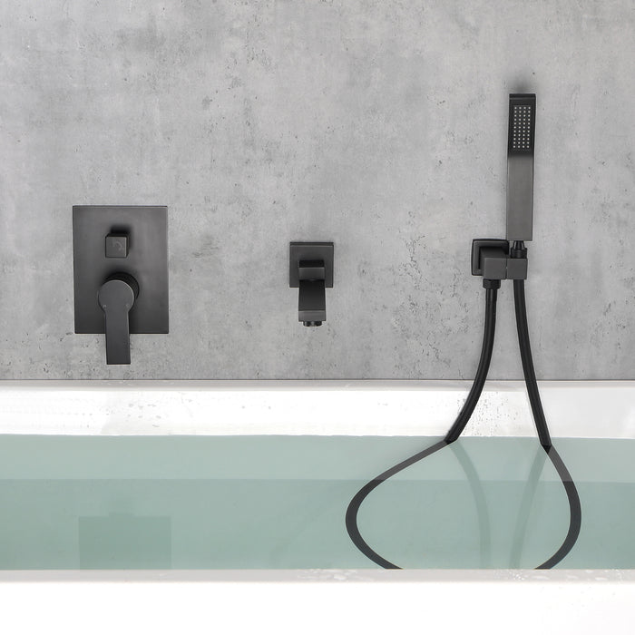 wall-mounted bathtub shower set